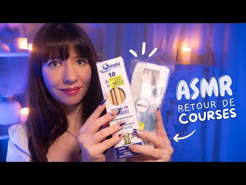 ASMR ✨ Retour de courses Action & Noz