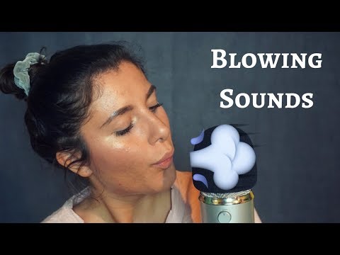 ASMR Ear Blowing & Whispering In Your Ears