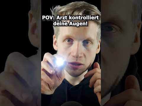ASMR - POV: Arzt kontrolliert deine Augen! #shorts #asmr #roleplay #deutscheasmr