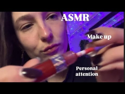 *ASMR* I do your makeup (personal attention, mouth sounds) ☺️💤✨