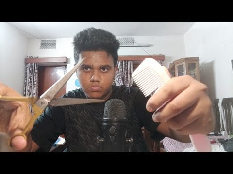1 MINUTE ASMR HAIRCUT FAST & AGGRESSIVE