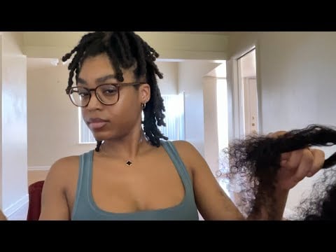 ASMR Braiding Your Hair After A Bad Day At School
