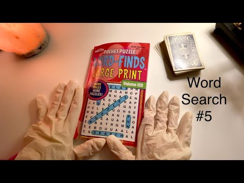 Bonus ep: Word Search #5 with Rubber Gloves ~ ASMR Soft Spoken