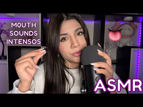 ASMR ESPAÑOL / PUROS M0UTH S0UNDS INTENSOS 🔥 y B3SITOS por TU CARITA (súper relajante)