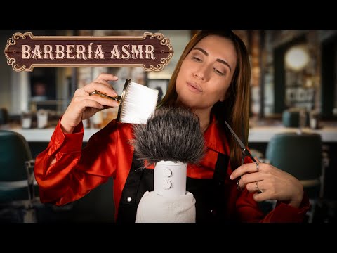 ASMR - LA BARBERÍA más REALISTA de la historia (barba y corte de pelo) | ASMR Español