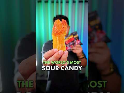 trying not to react to this SOUR CANDY 🍭 | #ASMR