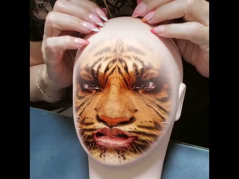 MASAJE RELAJANTE A UN TIGRE🐯SPA ROLEPLAY🤗ASMR🤗#shorts #cortos