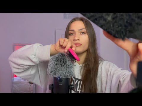 ASMR Brushing Your Brain and Eyelashes :)