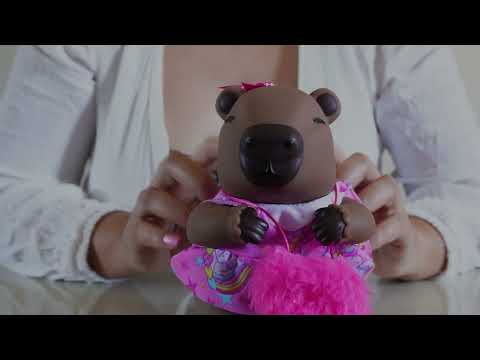 🦦✨ ASMR – Cuidando da Capivara + Apertando Squishy para Relaxar ✨🦦