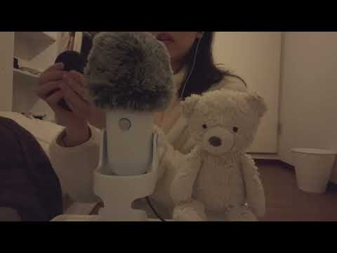 ASMR | A Japanese person whispers in broken English (Momotaro)