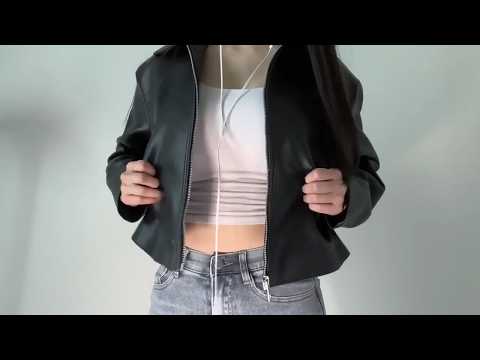 ASMR fast and aggressive leather scratching sound