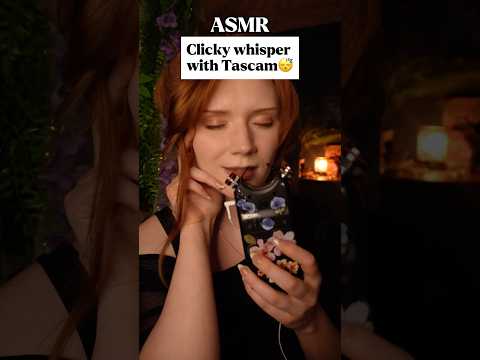 Tascam Clicky whisper and mouth sounds 🥱ASMR