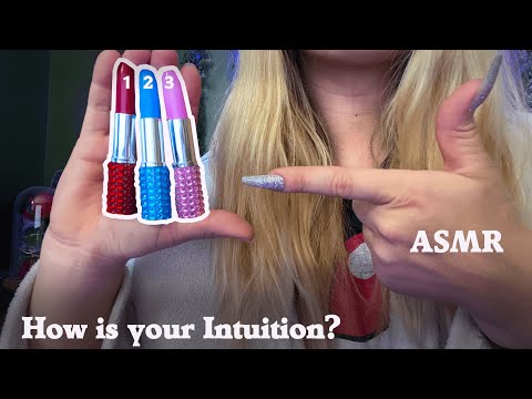 ASMR: Fast tapping/scratching --INTUITION TEST ASMR--  w/ camera tapping- How's your intuition???