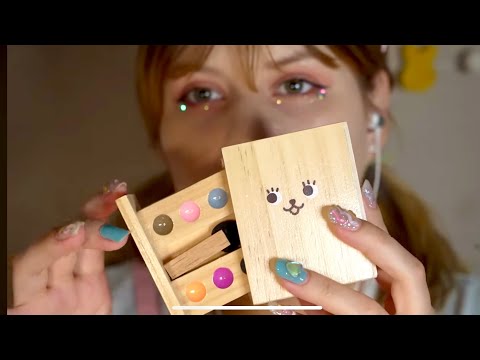 asmr maquillaje de madera en la guardería 💖 rolplay maquillaje 💄