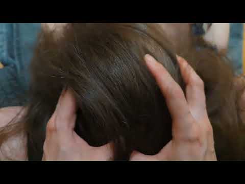 ASMR - Scalp Massage - Hands - Long Hair - Tangling - Playing - Combing - Pulling - Fingers - Enjoy!