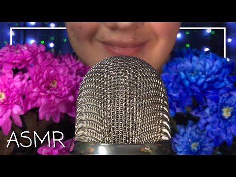 ASMR Sounds with different Flowers! 🌺🪻 (Deutsch/German) 60fps