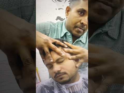 😱 The MOST Satisfying Head Massage in Dubai 🇦🇪 #shorts  #massage #trending #viral #barber