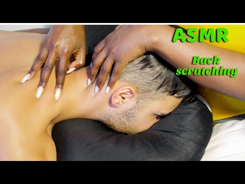 ASMR Back Scratching With Long Nails