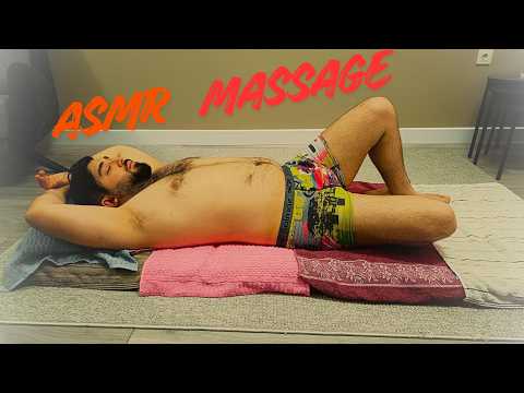 ASMR TURKISH SLEEPING AMAZING THERAPY -CHEST,LEG,FOOT,ARM,BACK,ABDOMEN
