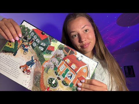 ASMR in Swedish 🇸🇪 reading to you in Swedish, visst kan Lotta cykla 