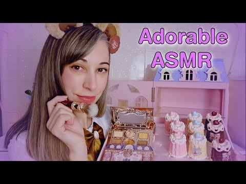 ASMR español | Osita Tierna Te Maquilla y Susurra | Relajación Kawaii