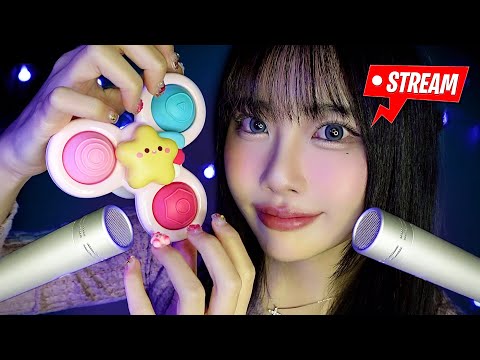 ASMR｜イヤホンで聴いてみて！右耳と左耳に、ゾクゾクする音を届けます🤤👂💤(囁き/RODE NT5 Matched Pair)