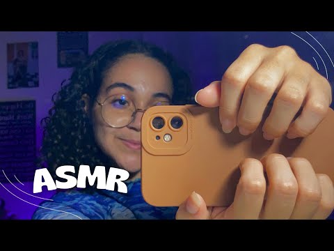 ASMR - SCRATCHING E TAPPING NO CELULAR :)