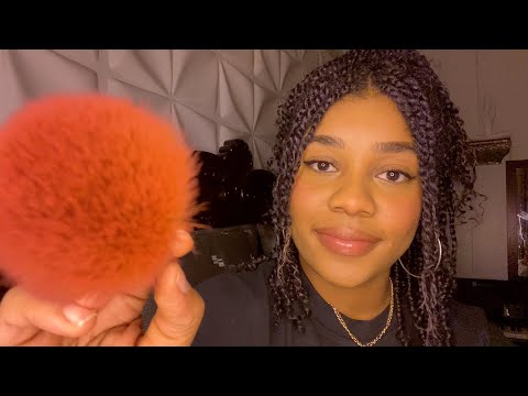 ASMR- Soft Personal Attention + Mouth Sounds 👅✨ (HAND  MOVEMENTS + FACE BRUSHING) 😴💓