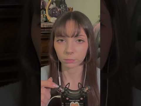Ear cleaning with finger nails? 💅 full video on my channel 💖 #scratching #asmr #notalking