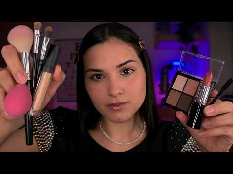 ASMR CABELEIREIRA E MAQUIADORA | Sons para dormir e Relaxar💆🏻‍♀️✨️