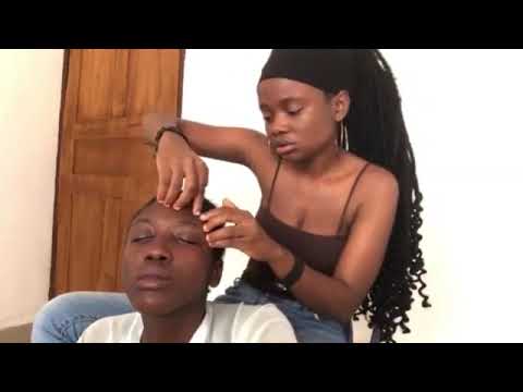 ASMR TINGLING FACE TOUCHING AND NITPICKING FOR DEEP SLEEP 