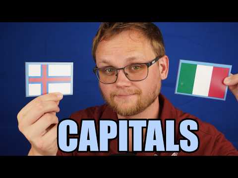 ASMR | Guess / Learn Capital Cities of Europe before Sleep (Eyes Closed)
