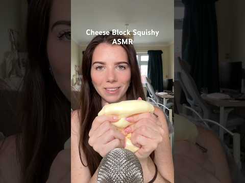 Cheese block squishy 🧀 MellowSquish 💗Use code : JEMMAASMR for 10% off #asmr #relax #squishy