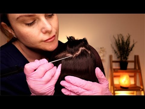 ASMR Real Person Hair & Scalp Assessment