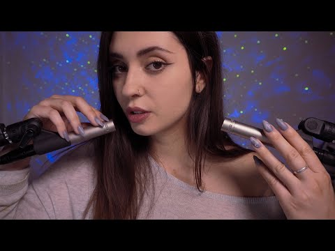 ASMR Mic Tapping & Slowly Mouth Sounds❤️