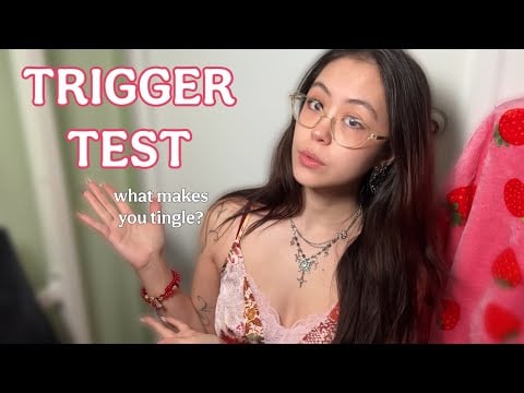 ASMR 10 Triggers to Find Your Tingles (Trigger Test for Sleep)