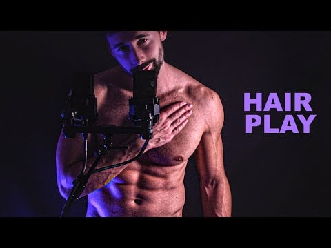 Touching My Chest Hair & Pecs 🖐️ Deep Male ASMR Skin Sounds