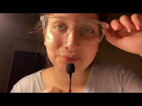 Asmr study break ramble (mouth sounds, studies, football…)