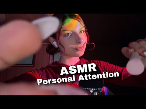 ASMR Personal Attention - Hair triggers, Hand Movements, Focus Games, Mouth Sounds