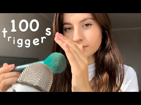 Asmr 100 triggers in 1 minute 🥑1 minute asmr 💆🏼‍♀️Asmr sleep 😴 #asmr #asmrsleep #asmrtriggers