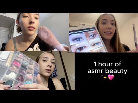 ASMR beauty compilation 1 hour ✨💖  ~ soft spoken, lofi ~ personal attention