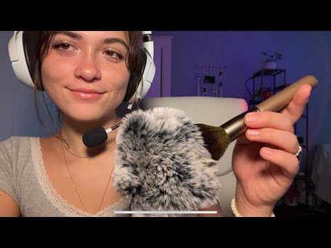 ASMR | mic brushing and hand sounds