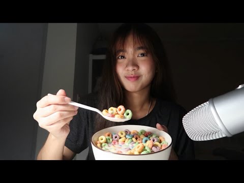 ASMR Eating crunchy cereal sound มากินซีเรียลกรุบกรอบกันน￼😋