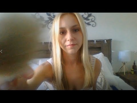 [ASMR] positive affirmations to brighten your day ~ MENTAL HEALTH RESET ~ face brushing, whispers