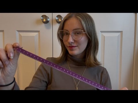 ASMR// Southern dressmaker measures you for Halloween costume//