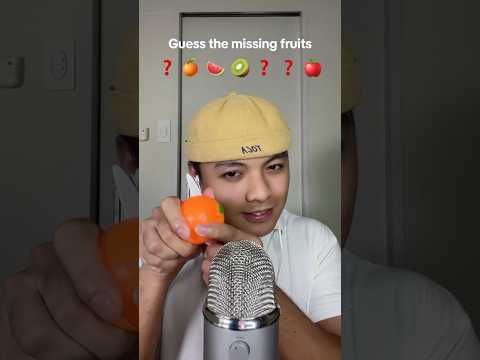 can you guess the missing fruits #asmr #toys #sleep #asmrvideo #shorts