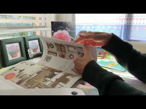 Ad-free ASMR; Magazine page turning and brief update, soft spoken