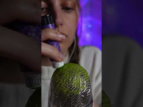 ASMR Sticky Glue on Mic #asmr #tingles #visualtingle #relax