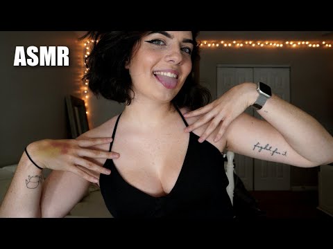 ASMR | soft skin scratching with whispers | ASMRbyJ