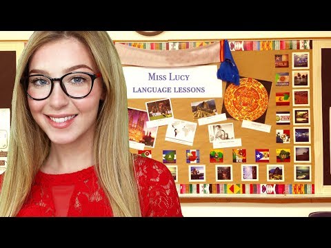 ASMR Teacher Roleplay Spanish Lesson